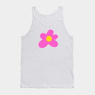 Pink Flower Tank Top